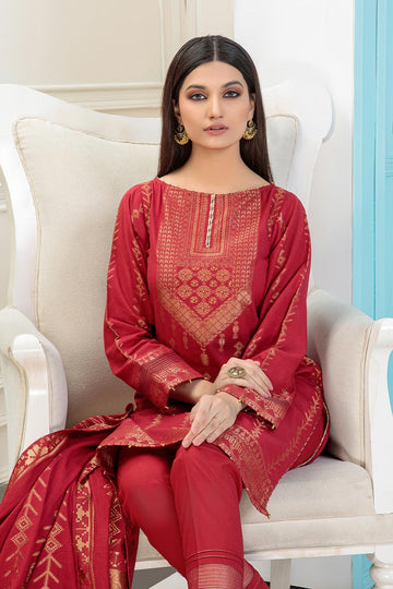 Bonanza Satrangi Urjs223p07 D Pink Bunai Jacquard 2022 Online Shopping